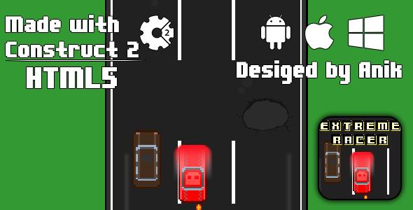 Extreme Racer - HTML5 Game (CAPX)